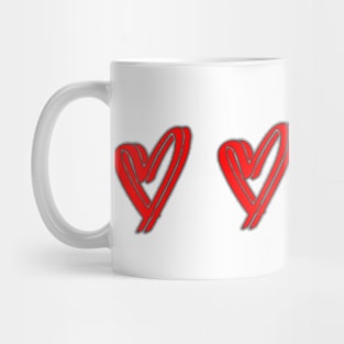 Love hearts Mug